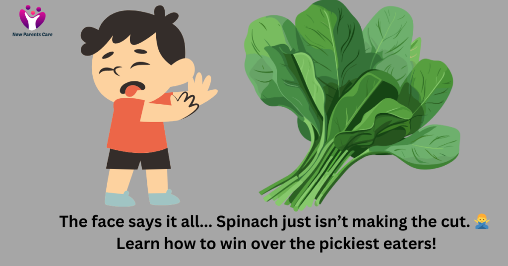 When picky eaters give spinach the side-eye... 🙅‍♂️ Discover how to turn ‘yuck’ into ‘yum’ with simple tricks!"