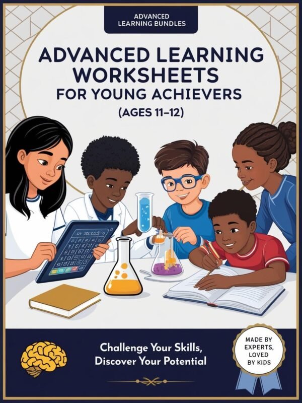 Advanced Learning Worksheets for Young Achievers (Ages 11 to 12 Years)